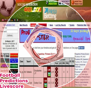 Livescores predictions for today