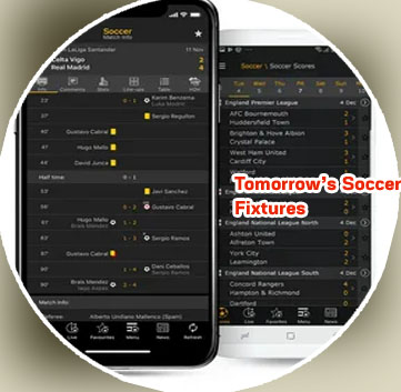 Mobile livescore tomorrow